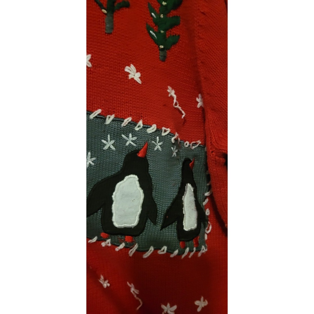 Vintage Extra Point By Reference Point  2x Holiday Sweater - Picture 11 of 12